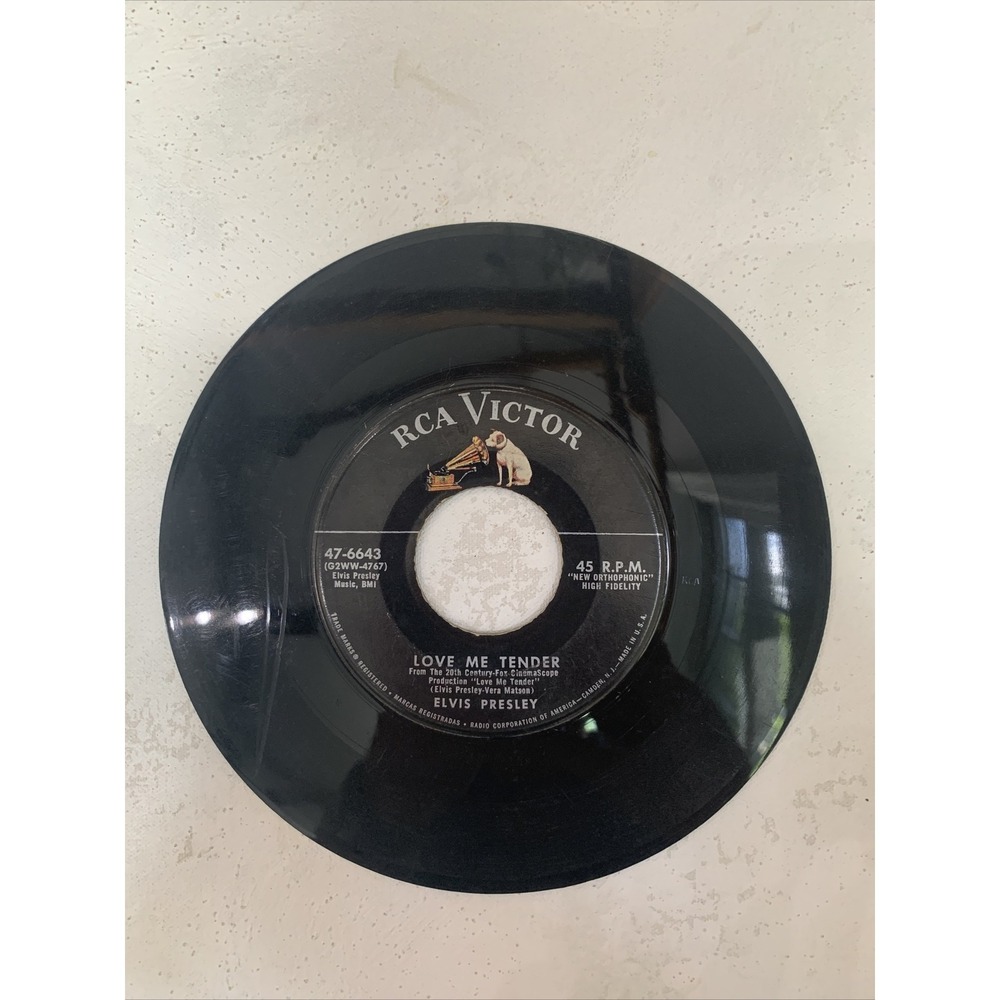 Elvis Presley – Love Me Tender/Anyway You Want Me, Original 1956 RCA #47-6643